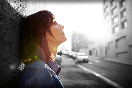 Image of woman with red hair